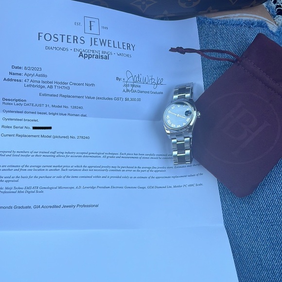 100% Authentic Automatic self winding Rolex Oyster Perpetual Datejust - Picture 5 of 6